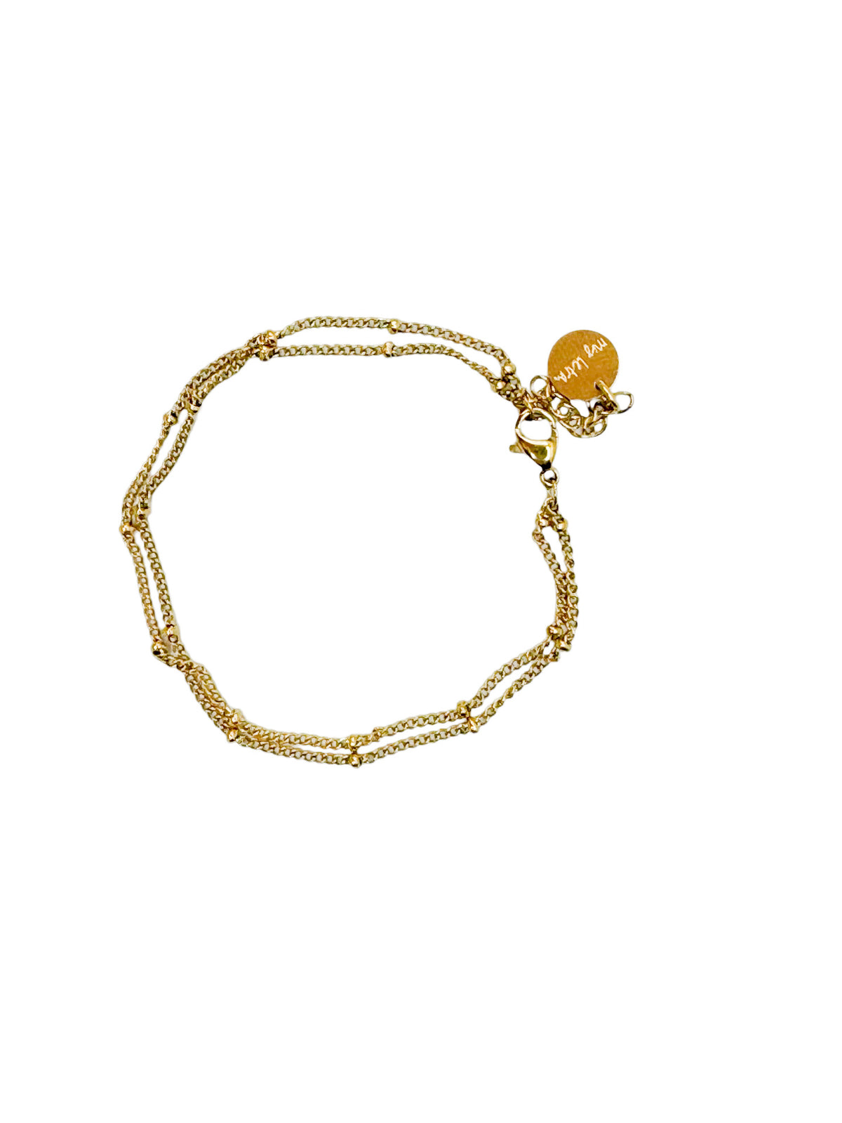 Double beads armband